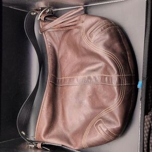 Coach Brown Leather Soho Large Hobo Shoulder Bag